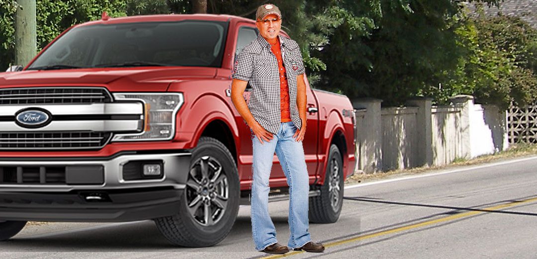 A conversation with a guy in a pick-up truck